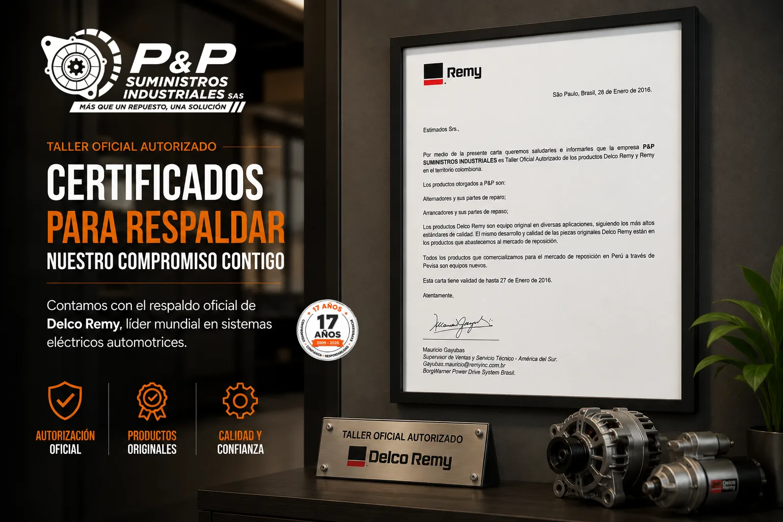 Certificación Delco Remy