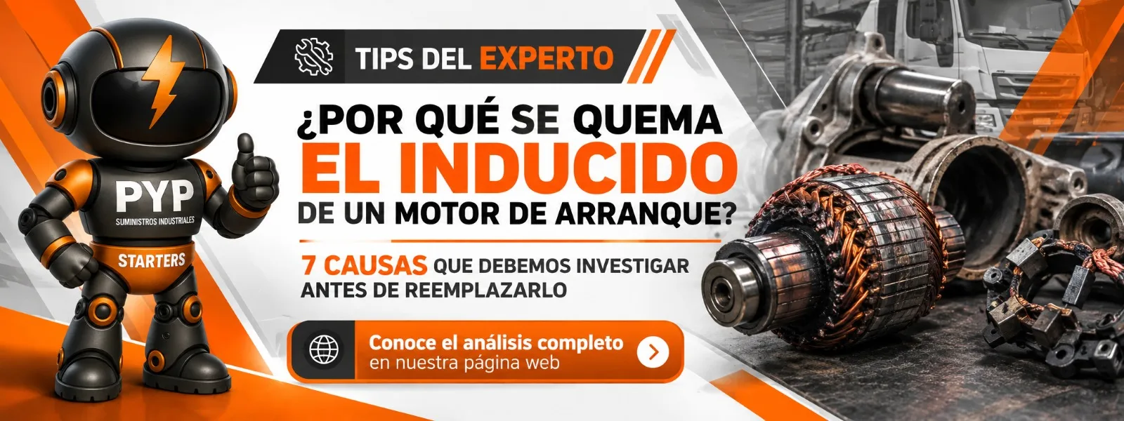 Por qué se puede quemar el inducido de un motor de arranque?